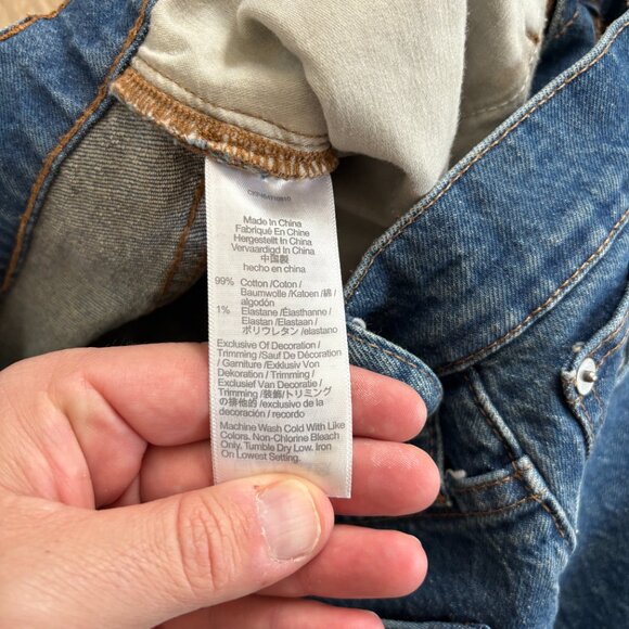 Madewell Perfect Vintage Jean Women's 26 Blue Haight Dark Wash Denim Boho Casual - Picture 5 of 11